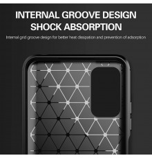 Husa Carcasa spate pentru Xiaomi Poco M3 Pro 5G / 4G , Tpu Carbon Design, Neagra