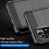 Husa Carcasa spate pentru Xiaomi Poco M4 Pro 5G , Tpu Carbon Design, Neagra