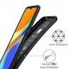 Husa Carcasa spate pentru Xiaomi Redmi 9C / Redmi 9C NFC , Tpu Carbon Design, Neagra