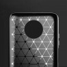 Husa Carcasa spate pentru Xiaomi Redmi Note 9T , Tpu Carbon Design, Neagra