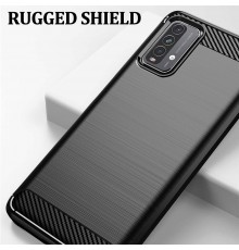 Husa Carcasa spate pentru Xiaomi Redmi 9T , Tpu Carbon Design, Neagra