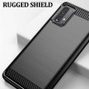 Husa Carcasa spate pentru Xiaomi Redmi 9T , Tpu Carbon Design, Neagra