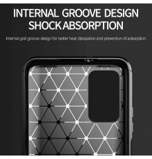 Husa Carcasa spate pentru Xiaomi Redmi 9T , Tpu Carbon Design, Neagra