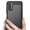 Husa Carcasa spate pentru Xiaomi Redmi 9T , Tpu Carbon Design, Neagra