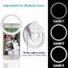 Lampa circulara selfie Ring LED Light pentru telefon - Alb