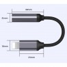 Adaptor audio Lightning la Jack 3.5mm, Yesido - Negru