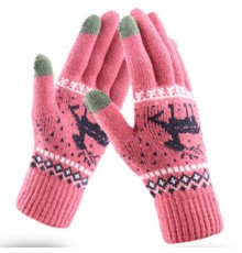 Manusi Touchscreen Gloves, Acrylic Unisex, Negru