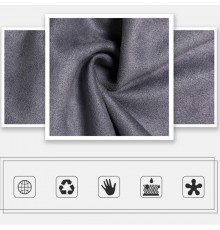 Manusi Touchscreen din piele ecologica, unisex, Techsuit ST0009 - Negru