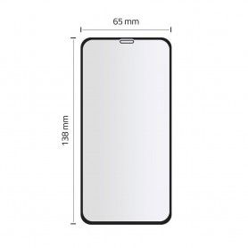 Folie Protectie Ecran iPhone XI 11 Pro - Hofi Hybrid Glass Black