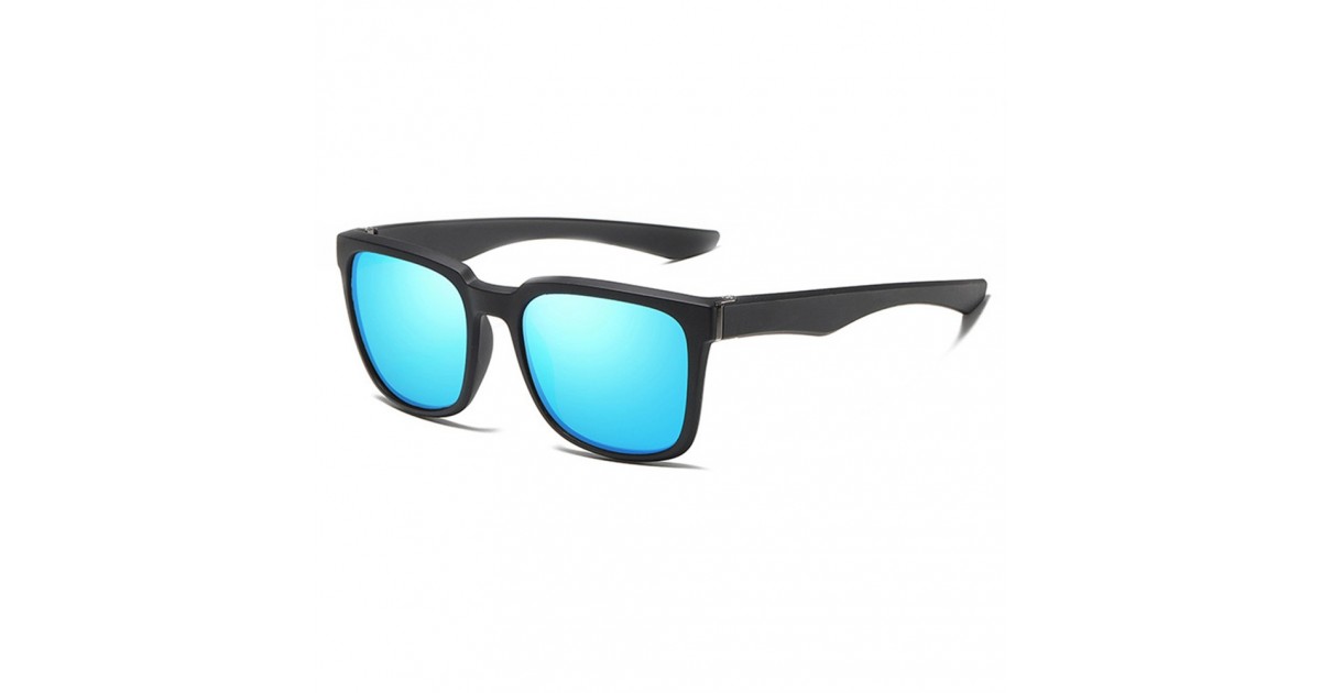 Ochelari soare cu protectie UV (MM92), Techsuit - Matte Black / Ice Blue