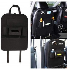 Organizator spatar auto cu buzunare din pasla, Techsuit (OCS-01) - Negru