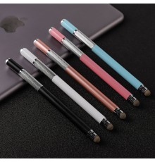 Stylus Pen Universal, IOS, Android, Techsuit JC03 - Negru