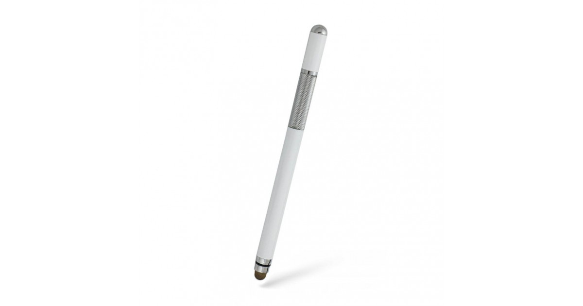 Stylus Pen Universal, IOS, Android, Techsuit JC03 - Alb