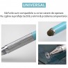 Stylus Pen Universal, IOS, Android, Techsuit JC03 - Alb