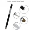 Stylus Pen Universal, IOS, Android, Techsuit JC03 - Alb