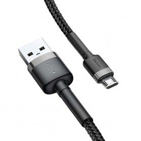 Cablu de date - Baseus Cafule Micro-usb 100cm Grey/black