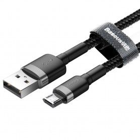 Cablu de date - Baseus Cafule Micro-usb 100cm Grey/black