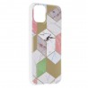 Husa Carcasa Spate pentru iPhone 11 - Marble Design, Hexagoane Violet