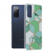 Husa Carcasa Spate pentru Samsung Galaxy S20 FE / S20 FE 5G - Glaze Glass,  Fiery Ocean