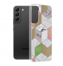 Husa pentru Samsung Galaxy S22 Plus 5G Techsuit Safe Wallet Plus, Neagra