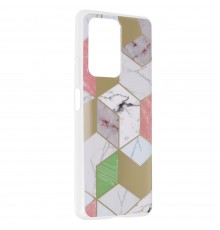 Husa Carcasa Spate pentru Xiaomi 11T / 11T Pro - Marble Design, Hexagoane Violet