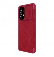 Husa Flip tip carte Samsung Galaxy A53 5G - Qin Leather, Nillkin, Rosu