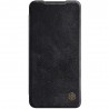 Husa Flip tip carte Samsung Galaxy S22 Ultra - Qin Leather, Nillkin, Neagra