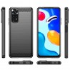 Husa Carcasa spate pentru Xiaomi Redmi Note 11 / Redmi Note 11S , Tpu Carbon Design, Neagra