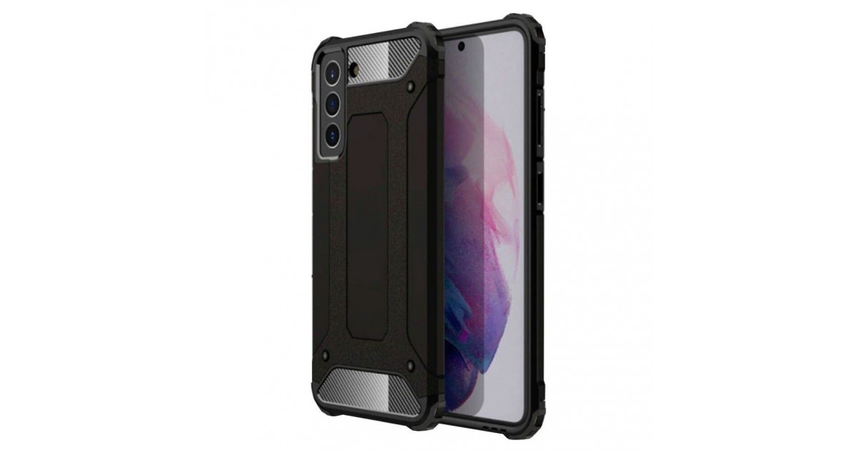 Husa Carcasa Spate - Tpu Hybrid Armor - Samsung Galaxy S21 FE - Neagra