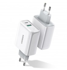 Incarcator Priza USB-A, QC 3.0, Type-C, PD36W - Ugreen (60468) - White