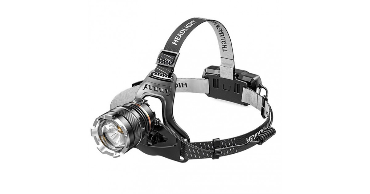 Lanterna de Cap LED P50 - Techsuit (HL-A-03) - Neagra