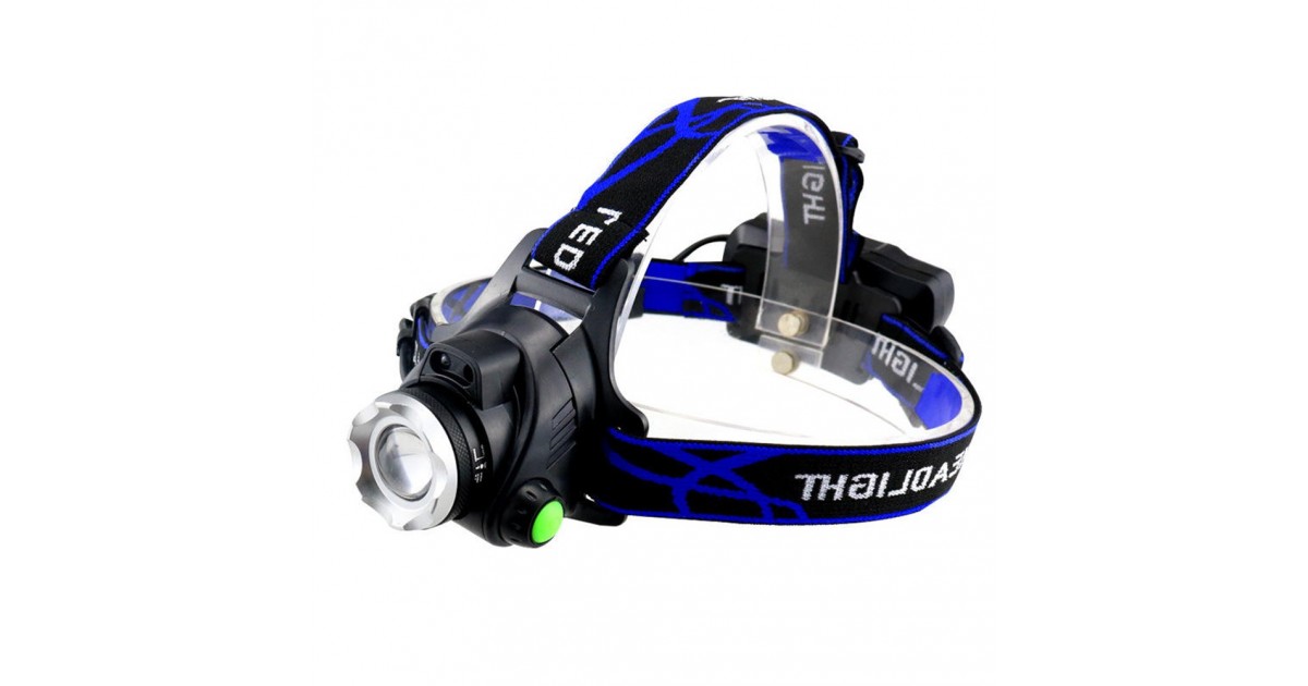 Lanterna de Cap LED T6 - Techsuit (HL-A-04) - Neagra