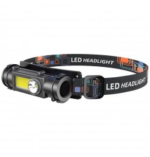 Lanterna de Cap LED T6 - Techsuit (HL-A-04) - Neagra