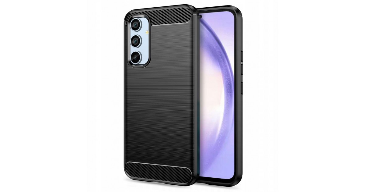 Husa carcasa Spate pentru Samsung Galaxy A54 - Tpu Carbon Silicone - Neagra