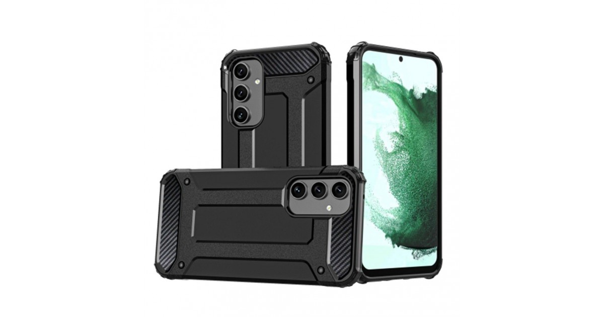 Husa carcasa Spate pentru Samsung Galaxy A54 - Techsuit Hybrid Armor - Neagra