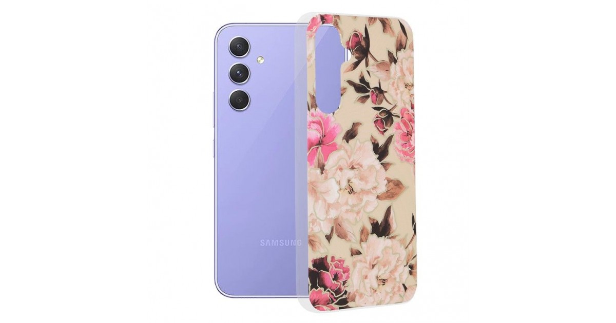 Husa carcasa Spatepentru Samsung Galaxy A54 - Marble Series - Mary Berry Nude