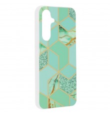 Husa carcasa Spate pentru Samsung Galaxy A54 - Marble Series - Green Hex