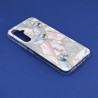 Husa carcasa Spate pentru Samsung Galaxy A54 - Marble Series - Pink Hex