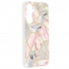 Husa carcasa Spate pentru Samsung Galaxy A54 - Marble Series - Pink Hex