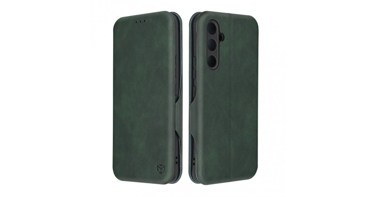 Husa 360 tip carte magnetica pentru Samsung Galaxy A54 - Safe Wallet Plus, Verde