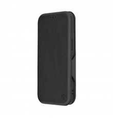 Husa 360 tip carte magnetica pentru iPhone 13 Pro - Safe Wallet Plus, Neagra