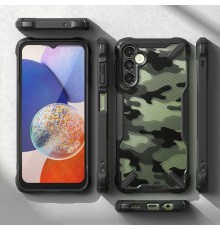 Husa pentru Samsung Galaxy A14 4G / 5G - Ringke Fusion X Design - Camo Black