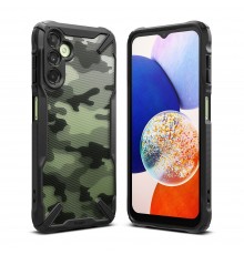 Husa pentru Samsung Galaxy A14 4G / 5G - Ringke Fusion X Design - Camo Black