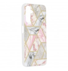 Husa pentru Samsung Galaxy A14 4G / A14 5G - Techsuit Marble Series - Pink Hex