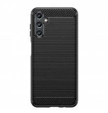Husa pentru Samsung Galaxy A14 4G / A14 5G - Techsuit Carbon Silicone - Black