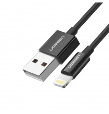 Cablu de Date USB la Lightning, 2m - Ugreen (80823) - Black