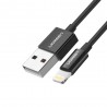 Cablu de Date USB la Lightning, 2m - Ugreen (80823) - Black