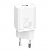 Incarcator Priza Type-C PD20W + Cablu Type-C - Baseus Super Si (TZCCSUP-L02) - White