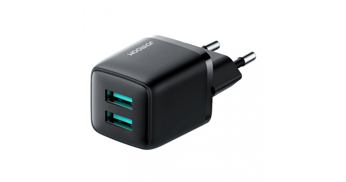 Incarcator Priza 2 x USB, 12W, 2.4A - JoyRoom (L-2A121) - Black