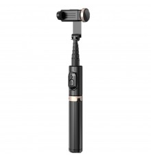 Selfie Stick Stabil cu Trepied, 180cm - Techsuit (K28P) - Negru